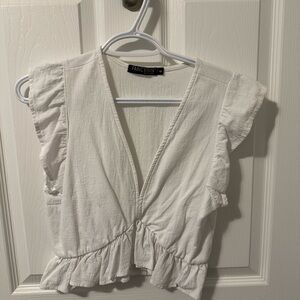 Linen crop top